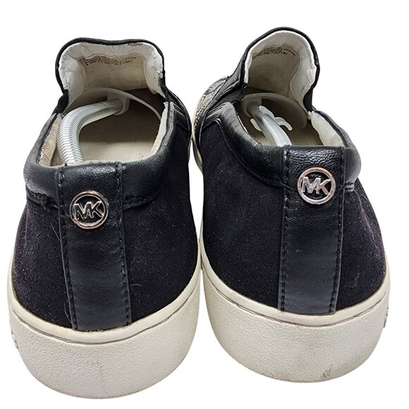 Michael Kors Womens Slip-On Sneakers With Rhinestone Snake Print Size 9.5M - Picture 5 of 11